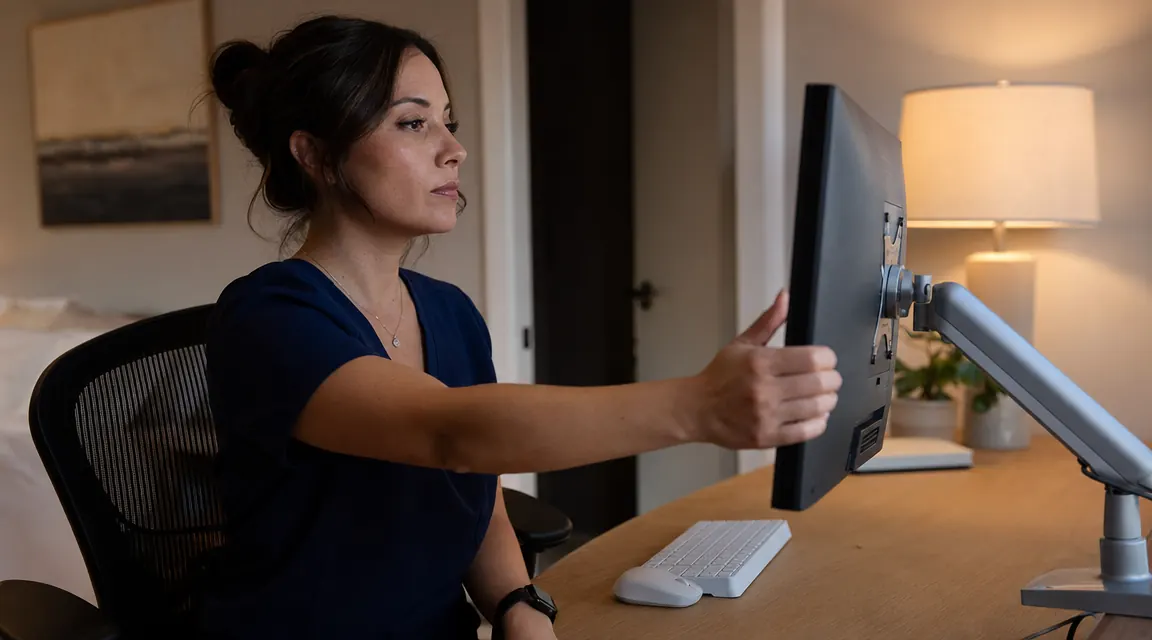How to Mount a Monitor Arm for Maximum Neck and Eye Relief